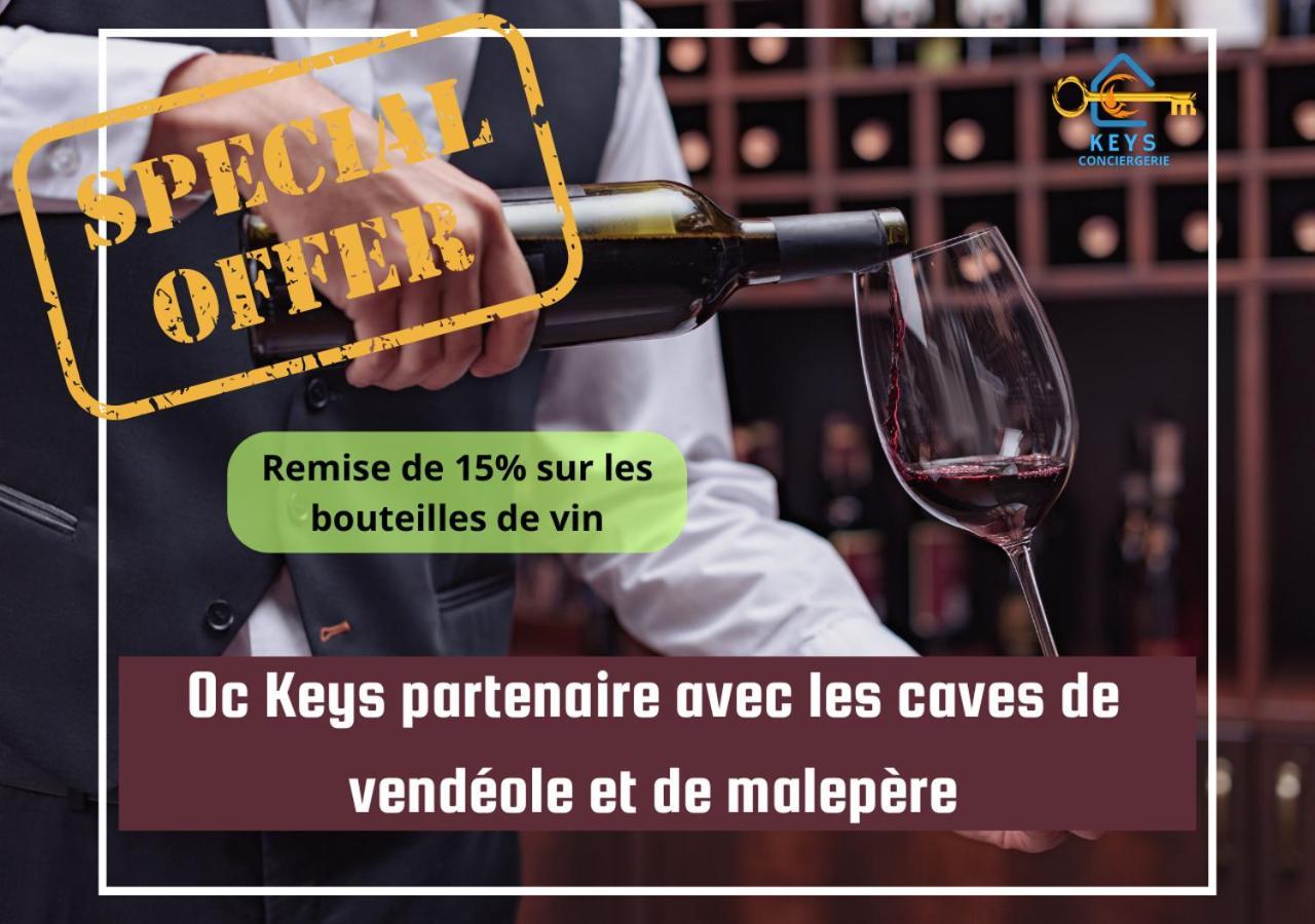 Апартаменты Le Cathare-Limoux-Wifi-Parking Free-Oc-Keys Экстерьер фото